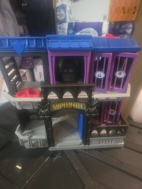 Gotham City Playset Kids Toy - Blue, Purple, Black